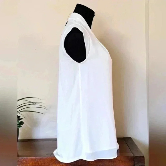 ❤️ NWT Camber & Grace Ivory Sleeveless  Blouse - Picture 6 of 11